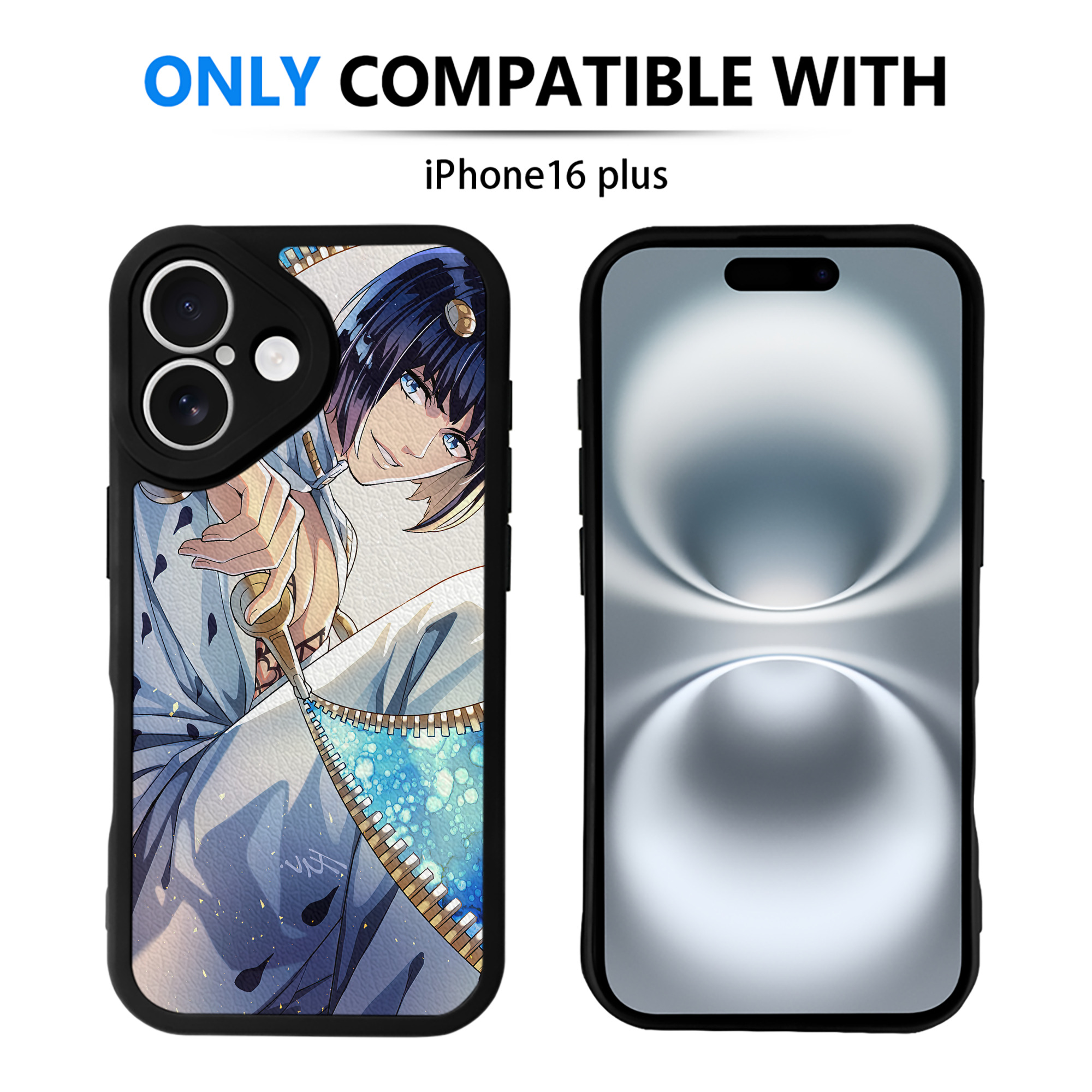 （画像用） ジョジョの奇妙な冒険 JoJo's Bizarre Adventure 【iPhone 16シリーズ対応】シリコンスマホケース（レザー調） 材質：シリコン